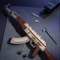 RoboTime Mechanisches 3D-Puzzle aus Holz AK-47 Sturmgewehr